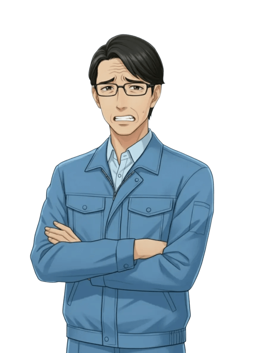 設備の点検方法が自分にしかない