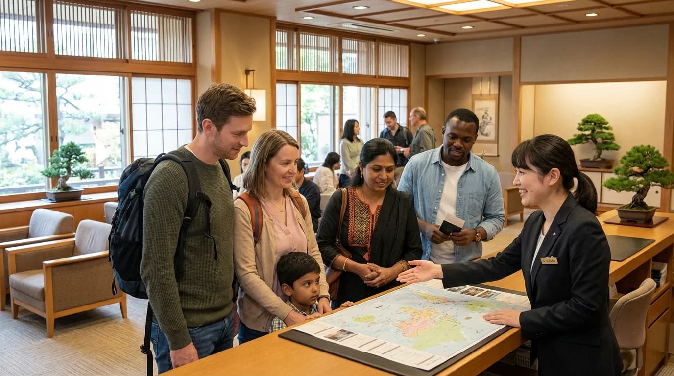 ホテルの外国語対応をAIで解決