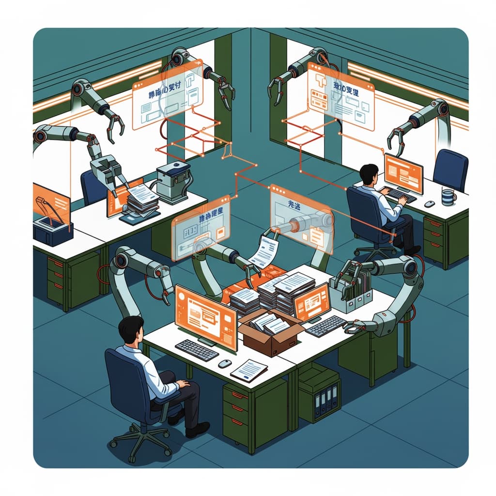 業務フローが自動で動く